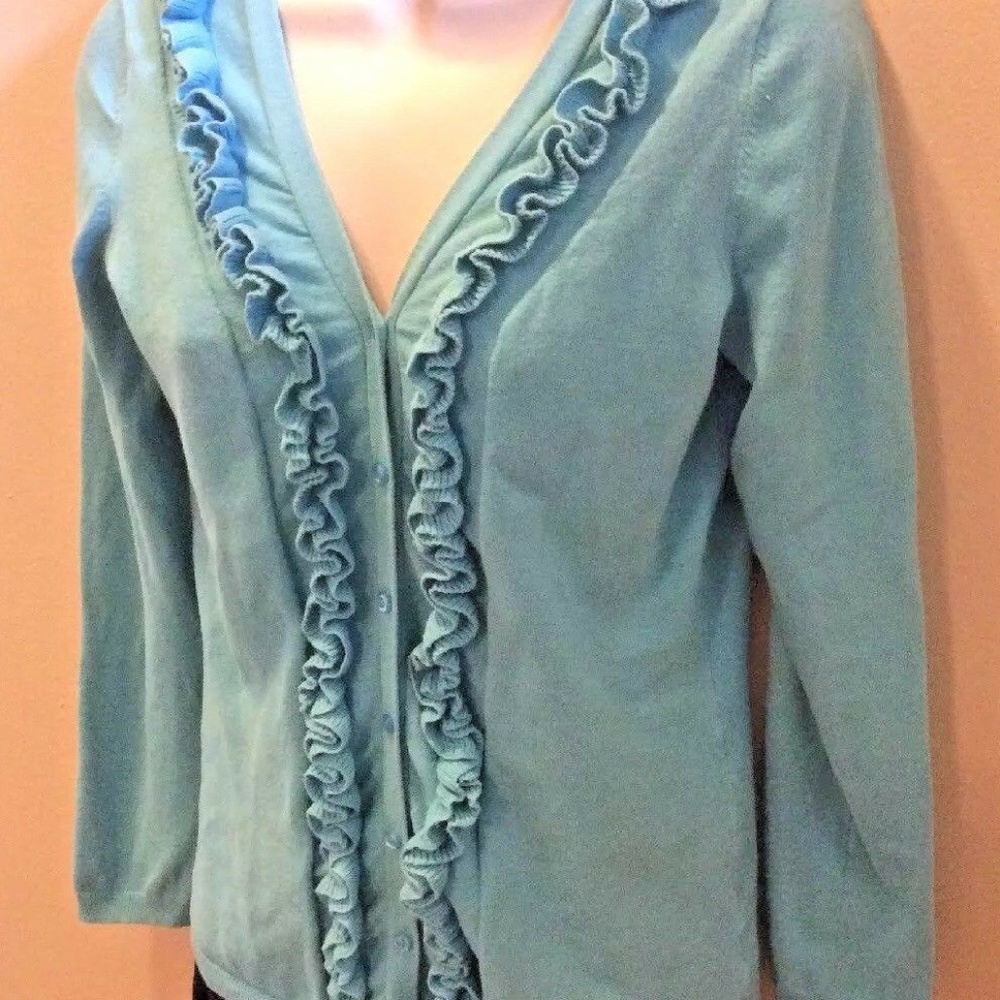 MOTTO LONG SLEEVE RUFFLE SWEATER - Picture 3 of 6